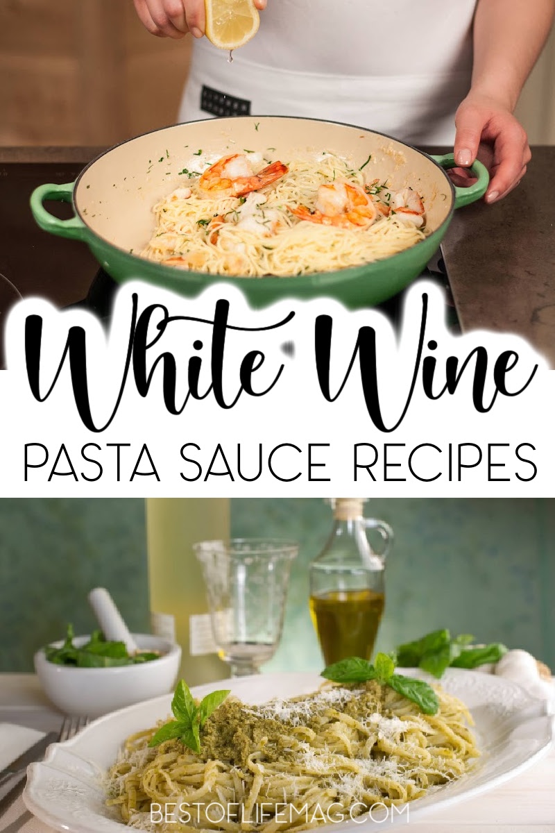 White wine pasta sauce recipes make romantic dinner ideas much easier no matter what the occasion and they pair well with a glass of white wine as well. Seafood Pasta Recipes | Chicken Pasta Recipes | White Pasta Sauce with Wine | White Wine Cooking Tips | Pasta Recipes with White Wine | Romantic Recipes for Two | Date Night Recipes | Valentines Day Recipes | Wine Reduction Recipes | White Wine Reduction Sauces | Italian Recipes for Two #whitewine #pastarecipes
