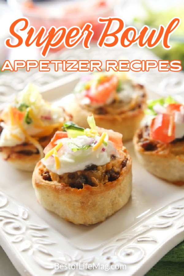 These game day Super Bowl appetizers are perfect for small to large groups and will help everyone enjoy the party, regardless of who wins. Super Bowl Recipes | Recipes for Super Bowl Parties | Party Appetizer Recipes | Game Day Appetizers | Game Day Finger Foods | Party Food Ideas | Party Food Ideas | Recipes for a Crowd | Finger Food Recipes | Snack Recipes #superbowl #partyfood via @amybarseghian