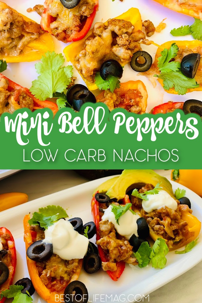 Low carb mini bell pepper nachos are a healthy snack that easily fit into your healthy meal planning and also make a great gluten free snack or lunch. Keto Nacho Recipes | Low Carb Nachos | Gluten Free Nacho Recipes | Gluten Free Recipes | Low Carb Recipes | Weight Loss Recipes | Keto Nacho Recipes | Healthy Recipes | Healthy Nachos | Keto Lunch Recipes | Keto Recipes with Ground Beef | Low Carb Ground Beef Recipes #lowcarb #nachos