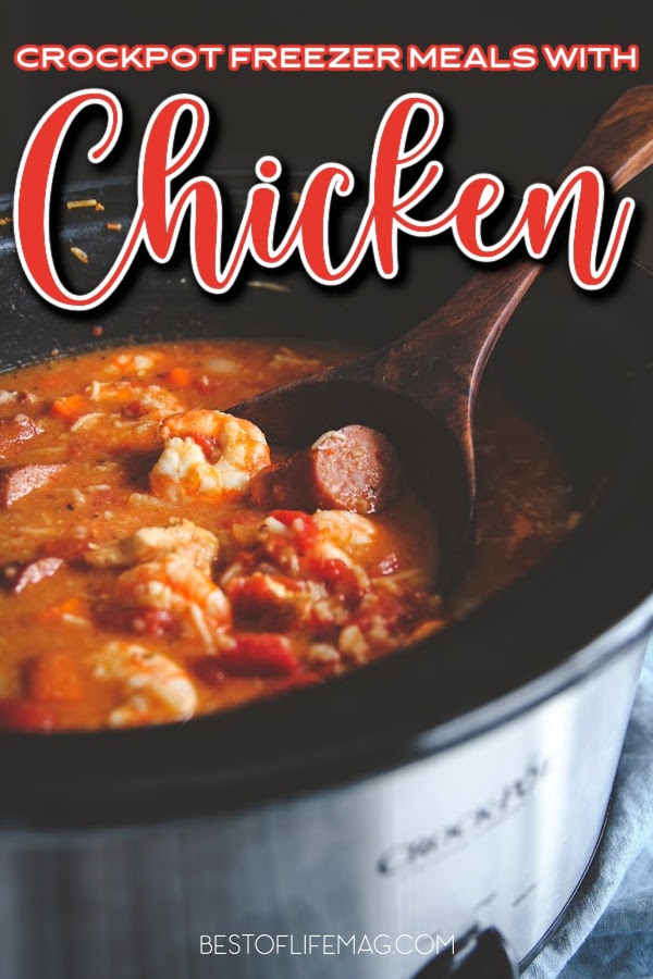The best place to start with meal prep might just be with crockpot freezer meals with chicken that are easy and delicious. Slow Cooker Recipes with Chicken | Chicken Recipes Crockpot | Crockpot Freezer Recipes | Make Ahead Crockpot Recipes | Healthy Crockpot Recipes with Chicken | Crockpot Meal Prep Recipes | Meal Prep Ideas | Crockpot Dinner Recipes | Slow Cooker Soup Recipes #slowcooker #recipes