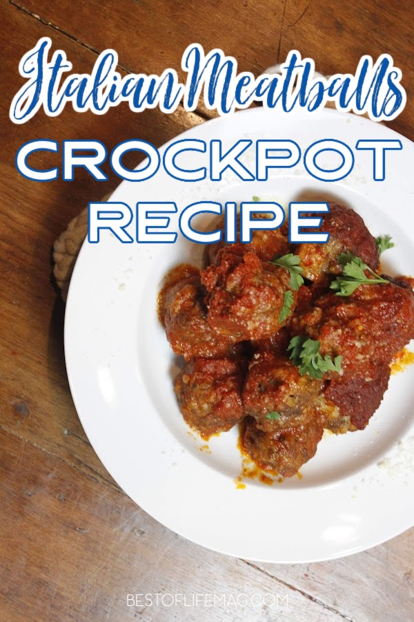 Crockpot Italian meatballs are a staple recipe that can be used for date night or family dinners. Crockpot meatballs are also a popular party food recipe! Crockpot Dinner Recipes | Crockpot Pasta Recipes | Slow Cooker Italian Recipes | Homemade Crockpot Meatballs | Meatball Appetizer Recipes | Crockpot Party Recipes | Marinara Meatballs Crockpot | Crockpot Recipes for a Crowd | Party Recipes | Slow Cooker Party Recipes | Crockpot Recipes for Parties #italianrecipes #crockpotrecipes via @amybarseghian