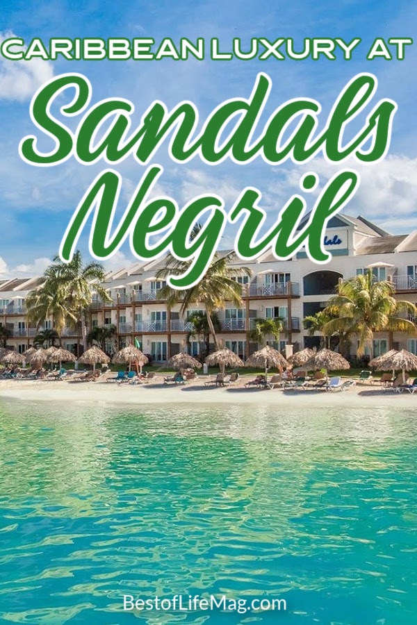 Experience casual, barefoot, Caribbean luxury at Sandals Negril Resort with the best Caribbean travel tips that will enhance your experience. Jamaica Resorts | Jamaica Travel Tips | Sandals Resorts | Sandals Travel Tips #Jamaica #travel