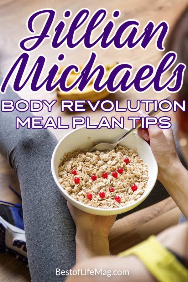 These Jillian Michaels Body Revolution meal plan tips will help you get you through the workout and stay lean and fit long after. Jillian Michaels Meal Plans | Beachbody Meal Plans | Beachbody Nutrition Tips | Jillian Michaels Weight Loss Tips | Jillian Michaels Food | Tips for Losing Weight | Weight Loss Tips | Healthy Weight Loss #jillianmichaels #weightlosstips