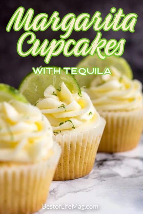 Easy Margarita Cupcakes with Tequila Recipes