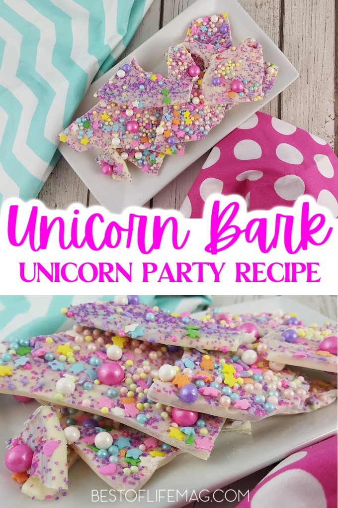 Make this unicorn bark recipe with your children for fantasy-filled fun! Candy bark also makes a great party favor or small gift for friends and teachers. Unicorn Bark Video | Candy Bark Video | Recipes for Kids | Unicorn Party | Unicorn Recipe | Unicorn Food | Birthday Party Recipe | Dessert Recipe | Unicorn candy Recipe | Colorful Candy Recipe | Easy Candy Recipe #unicornparty #partyfood
