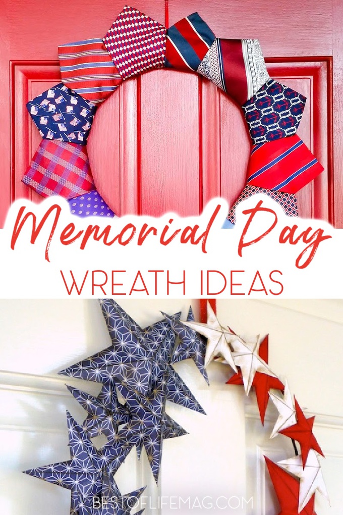 DIY Memorial Day wreaths are a great way to show your national spirit and celebrate the men and women who have fought for our country and the families who have lost someone to war. DIY Memorial Day Decorations | Easy DIY Memorial Day Decorations | Best DIY Memorial Day Decorations | DIY Holiday Decor | Easy DIY Holiday Decor | Patriotic Decorations | DIY Patriotic Decorations #DIY #wreaths #memorialday #holidaydecor #DIYDecor