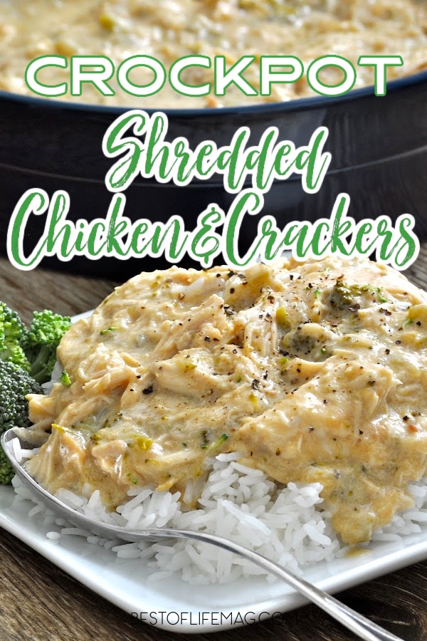 Shredded Chicken and Crackers Crockpot Recipe