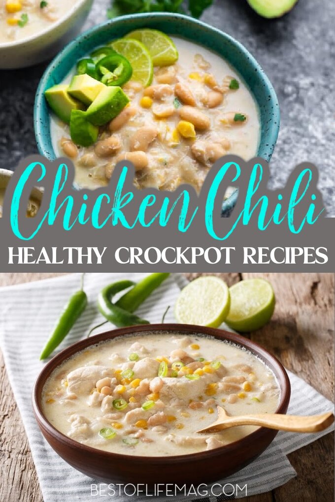 Getting creative with healthy chicken chili crockpot recipes is an effortless way to open the door to more culinary exploration and make meal planning easy. Crockpot Chicken Chili Clean Eating | Slow Cooker Chicken Chili Healthy | White Bean Chicken Chili Crockpot Healthy | Healthy Chicken Chili White | Crockpot Recipes with Chicken | Ground Chicken Crockpot Ideas | Crockpot Chicken Recipes | Chicken Dinner Recipes | Lunch Recipes with Chicken via @amybarseghian