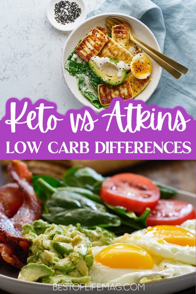 What is the difference between keto vs Atkins for meal planning and dieting? Knowing the main differences will help you identify which eating plan is right for you between the Atkins and Keto Diets. What is a Keto Diet | What is the Atkins Diet | Which is Better Keto or Atkins | Best Diet Plan | Weight Loss Tips | Diet Tips via @amybarseghian