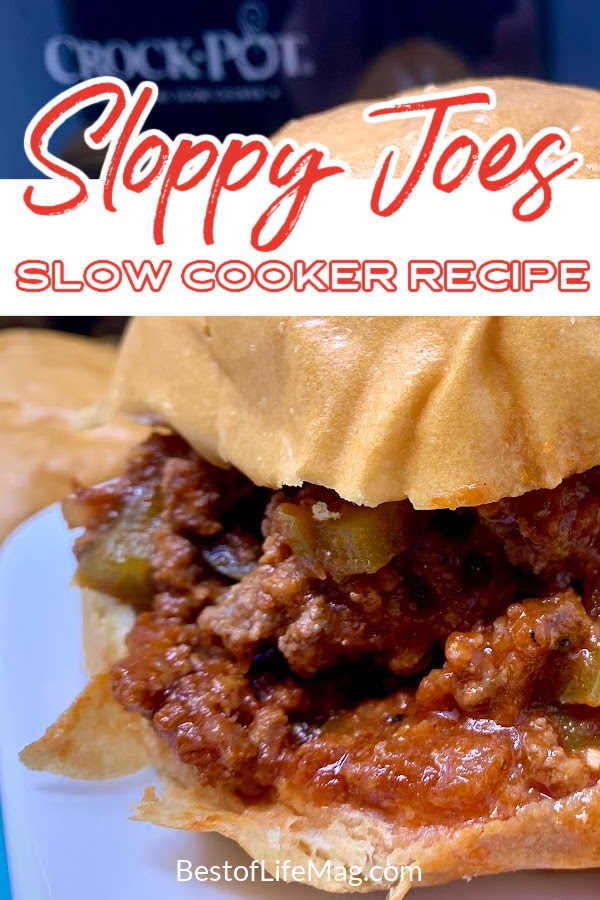 This slow cooker sloppy Joes with ground beef recipe takes a classic, family favorite recipe and turns it into an even easier crockpot recipe. Family Friendly Dinner Recipes | Crockpot Recipes for Kids | Easy Dinner Recipes | Dinner Recipes for Kids | Slow Cooker Lunch Recipes | Summer Recipes Crockpot | Crockpot Recipes with Beef | Crockpot Sandwich Recipes #slowcookerrecipe #crockpotrecipes via @amybarseghian