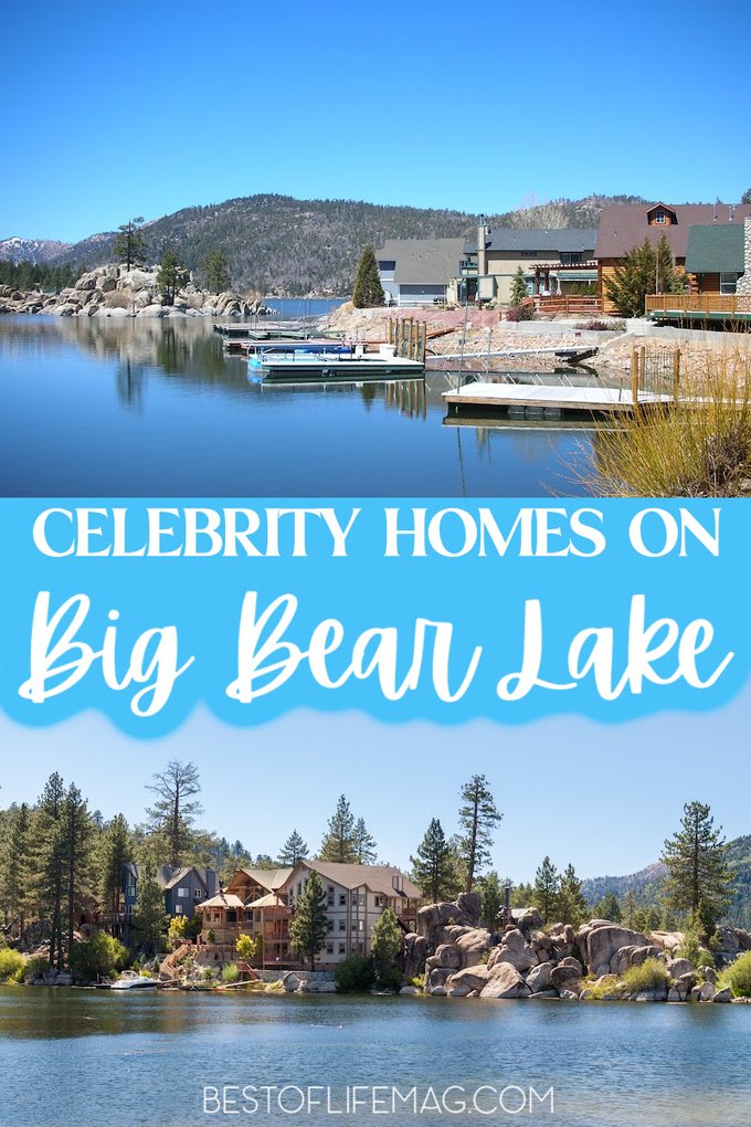 Here are some of the celebrity homes on Big Bear Lake that you will see on your interactive lake tour. Big Bear Lake | Big Bear Lake Travel Ideas | Big Bear Lake Trave Tips | Summer Travel Ideas | California Travel Tips | California Summer Ideas | Lakes in California | Lake Houses in California #bigbearlake #traveltips