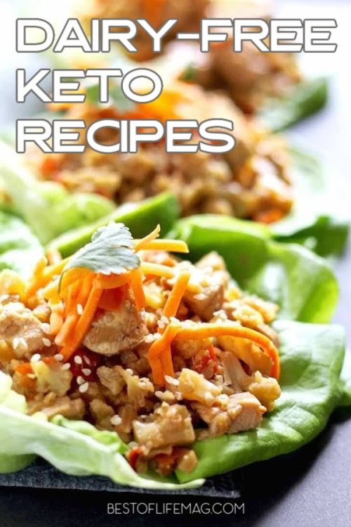 Dairy Free Ketogenic Recipes to Enjoy | Low Carb Dairy Free