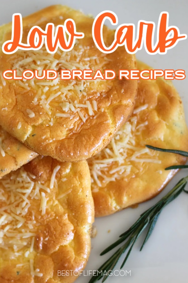 The best low carb cloud bread recipes can help you enjoy bread again and keep you losing weight in a healthy way. Low Carb Bread Recipes | Low Carb Recipes | Keto Bread Recipe | Keto Recipes | Healthy Recipes | Meal Planning | Keto Diet Tips | Weight Loss Tips | Recipes for Weight Loss #lowcarbrecipes #cloudbread