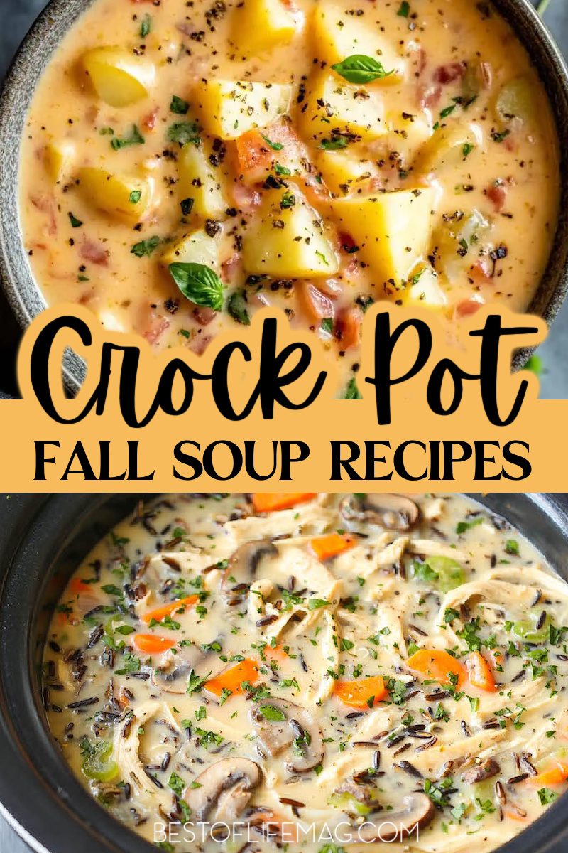 Use the best crock pot soups for fall recipes to make some delicious comfort food the whole family will enjoy this time of year. Crockpot Recipes for Fall | Easy Soup Recipes | Slow Cooker Soup Recipes | Healthy Crockpot Recipes | Meal Planning Recipes | Crockpot Fall Recipes | Slow Cooker Recipes for Fall | Healthy Slow Cooker Recipes | Slow Cooker Soups via @amybarseghian