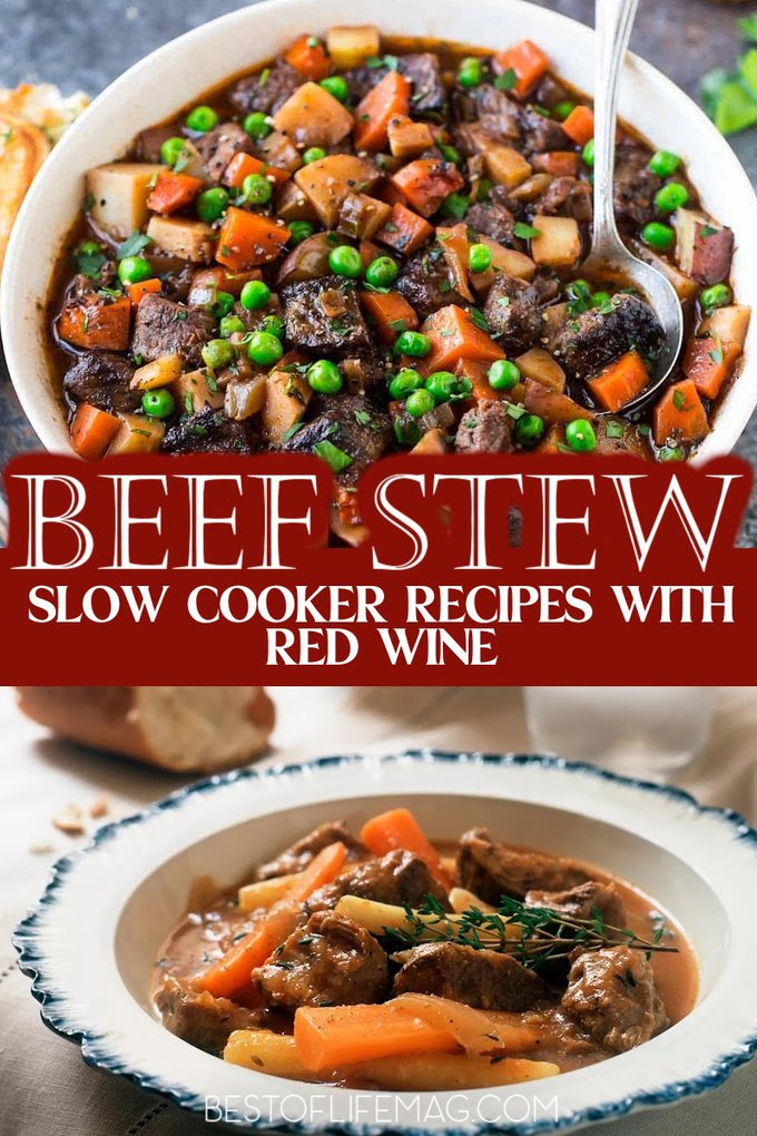 Why not combine the comfort of both beef stew crock pot with red wine? The combination seems quite perfect and the results prove it to be true. Crockpot Recipes with Red Wine | Red Wine Beef Recipes | Crockpot Beef Recipes | Crockpot Recipes with Beef | Slow Cooker Dinner Recipes for Two | Crockpot Fall Recipes | Dinner Recipes for Fall | Family Dinner Recipes for Winter | Winter Crockpot Recipes #crockpotrecipes #redwinerecipes via @amybarseghian