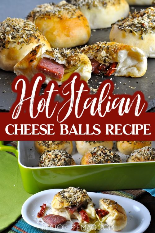 Make Hot Italian Cheese Balls for dinner and a breakfast frittata the following morning. One ingredient to go between two recipes! Frittata Recipes | Italian Frittata Recipes | Cheese Balls Recipes | Recipes with Cheese | Family Dinner Recipes | Dinner Party Recipes | Holiday Recipes | Recipes for the Holidays #recipes #holidays