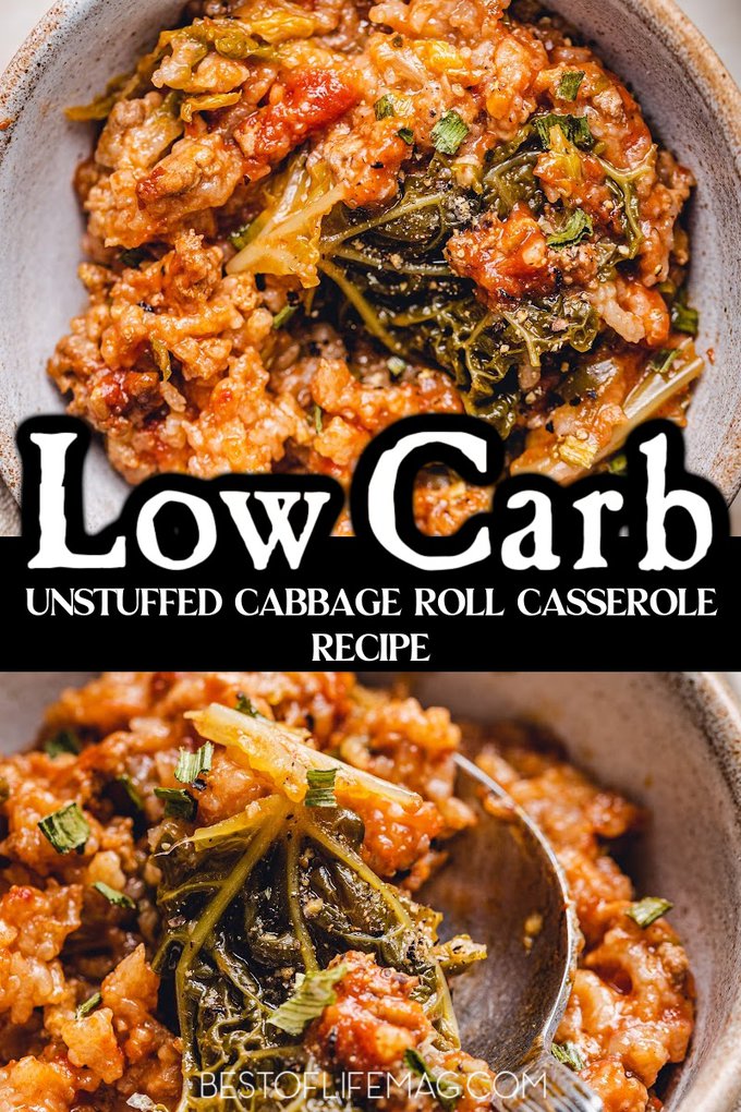 A low carb unstuffed cabbage roll casserole is not only great for low carb meal prep, it is an easy keto dinner recipe anyone can make. Low Carb Dinner Recipe | Keto Dinner Recipe | Low Carb Crockpot Recipe | Low Carb Slow Cooker Recipe | Keto Crockpot Recipe | Healthy Dinner Recipe | Crockpot Recipes with Beef | Crockpot Recipe with Sausage | Low Carb Recipe with Cabbage #crockpotrecipe #lowcarbrecipe via @amybarseghian