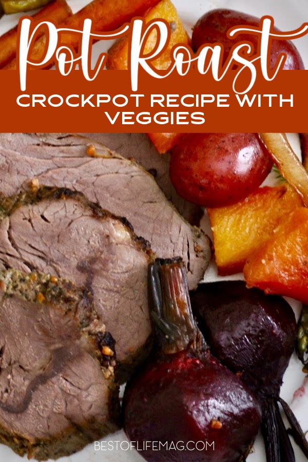 Enjoy this easy crock pot beef roast with vegetables any night of the week. It's perfect for those with food allergies as this is a dairy free crock pot roast recipe. Crockpot Roast Beef Recipe | Slow Cooker Recipes | Beef Recipes | Crock Pot Recipes | Crockpot Ideas | Easy Recipes | Meal Prep Ideas | Slow Cooker Recipe with Beef | Dinner Party Recipe | Holiday Dinner Recipe #crockpotrecipes #potroastrecipe