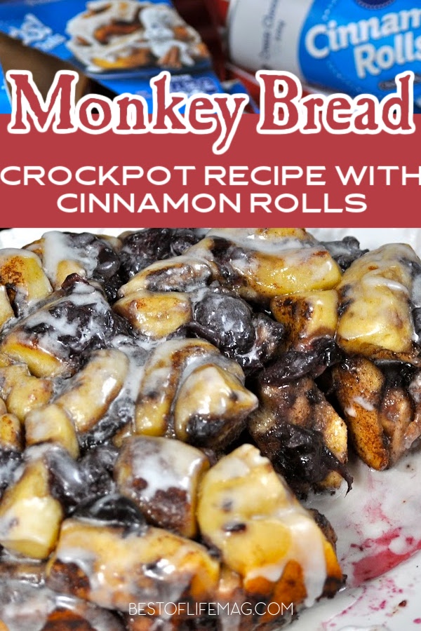 It's not necessary to sacrifice family time to make a delicious dessert everyone will love. Crockpot monkey bread cinnamon rolls are the perfect dessert! Monkey Bread Recipe | Crockpot Cinnamon Rolls | Slow Cooker Cinnamon Rolls | Slow Cooker Breakfast Recipe | Crockpot Breakfast Recipes | Slow Cooker Dessert Recipes | Crockpot Dessert Recipes #slowcooker #monkeybread