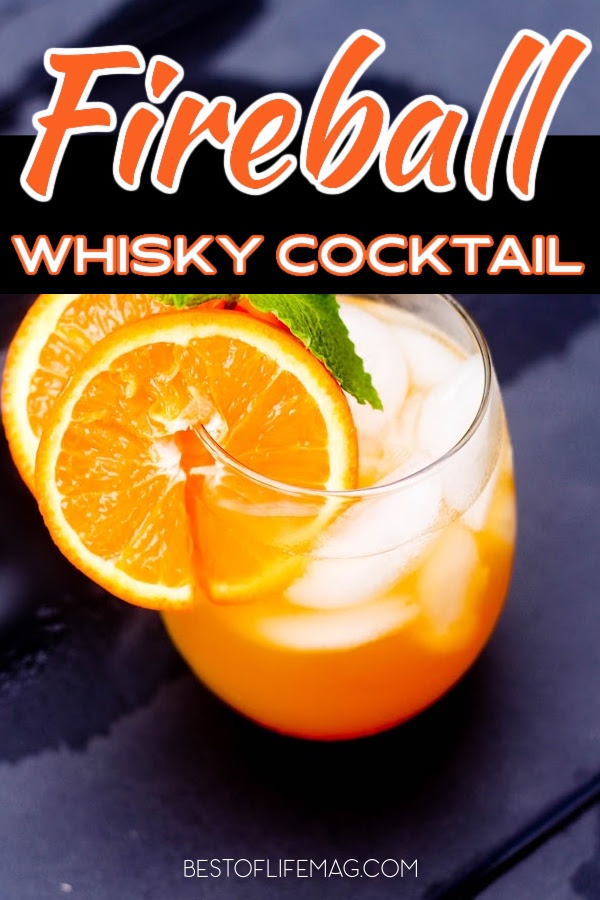 This Fireball Whisky cocktail with passion fruit brings out the best in Fireball with a fruit infusion that will put the fire-breathing dragon to rest. Fireball Cocktail Recipes | Drink Recipes with Fireball | Cocktail Recipes for a Crowd | Party Recipes | Drinks for Parties | Drinks with Whisky | Whisky Cocktail Recipes #fireballwhisky #cocktailrecipe