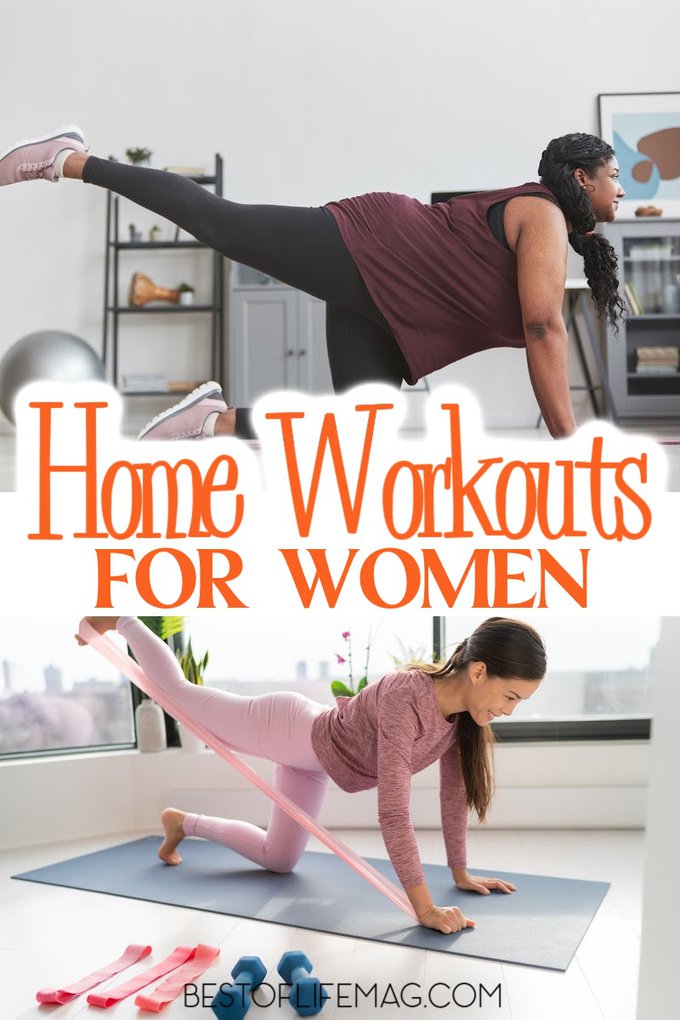 Full body women's workout at online home