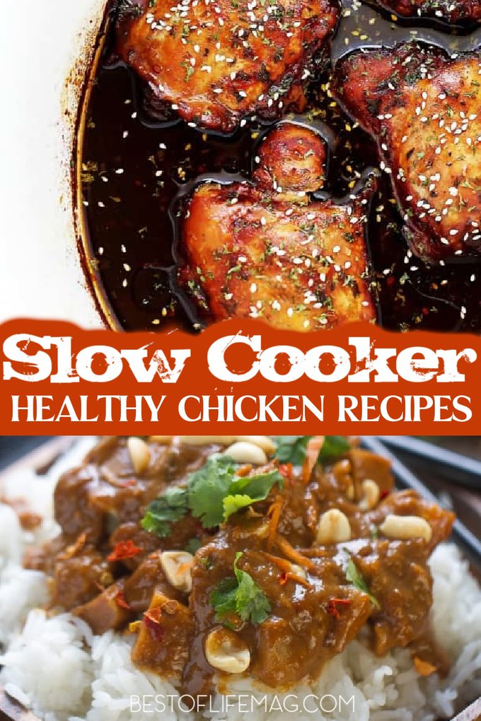 Use the best healthy slow cooker recipes with chicken to make for easy meal planning and healthy dinners everyone will enjoy. Healthy Dinner Recipes | Healthy Recipes with Chicken | Crockpot Chicken Recipes | Slow Cooker Recipes Chicken Recipes | Weeknight Dinner Recipes | Chicken Dinner Recipes | Crockpot Recipes with Chicken | Recipes for Healthy Eating via @amybarseghian