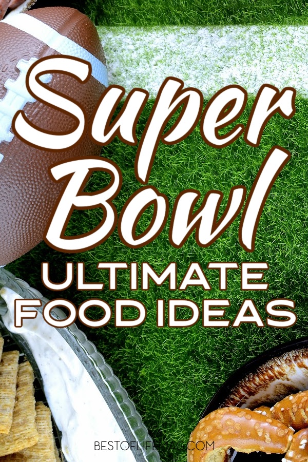 Your ultimate Super Bowl food list is here with over 165 recipes to choose from that are sure to make your Super Bowl Sunday the best yet. Super Bowl Party Food | Super Bowl Appetizers | Super Bowl Party Recipes | Tips for Hosting a Super Bowl Party | Super Bowl Party Food Crockpot | Game Day Recipes | Party Recipes | Recipes for a Crowd | Recipes for Parties #superbowl #partyrecipes via @amybarseghian