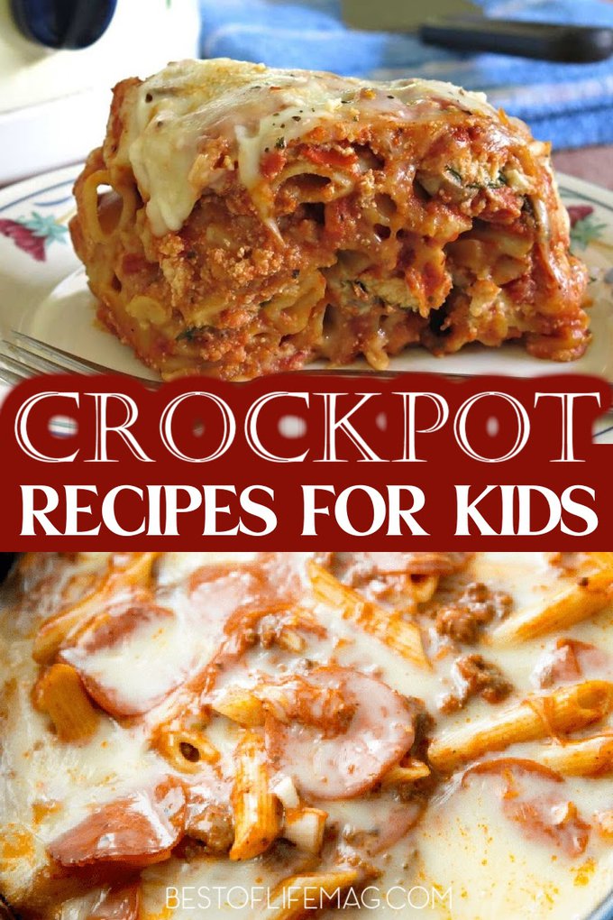 Making these crockpot recipes for kids is easy and you can relax knowing they are eating delicious meals filled with nutrition. Slow Cooker Recipes | Crockpot Recipes for Dinner | Quick Recipes | Crockpot Recipes for Families #slowcooker via @amybarseghian