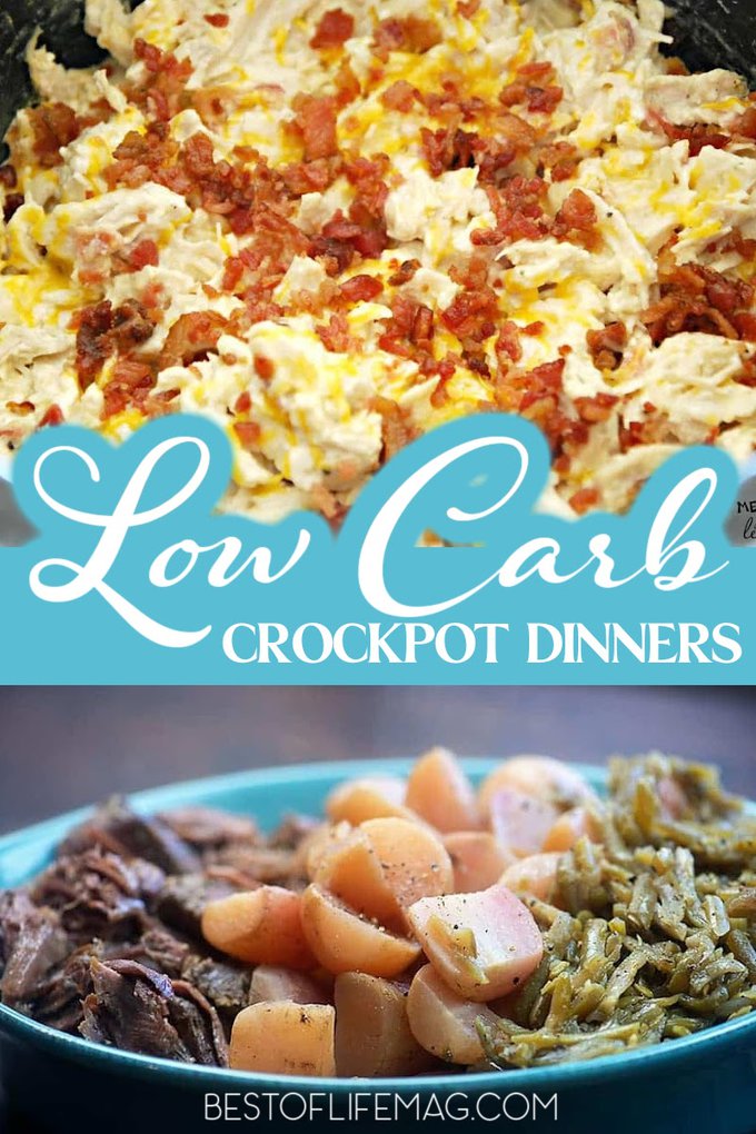 These low carb crockpot recipes for dinner prove that healthy meals, shared with a family or a crowd, can be easy and delicious. Low Carb Recipes | Keto Recipes | Low Carb Slow Cooker Recipes | Keto Crockpot Recipes | Healthy Recipes | Healthy Crockpot Recipes | Healthy Slow Cooker Recipes | Crockpot Weight Loss Recipes | Slow Cooker Keto Recipes | Keto Dinner Ideas #lowcarb #crockpotrecipes via @amybarseghian