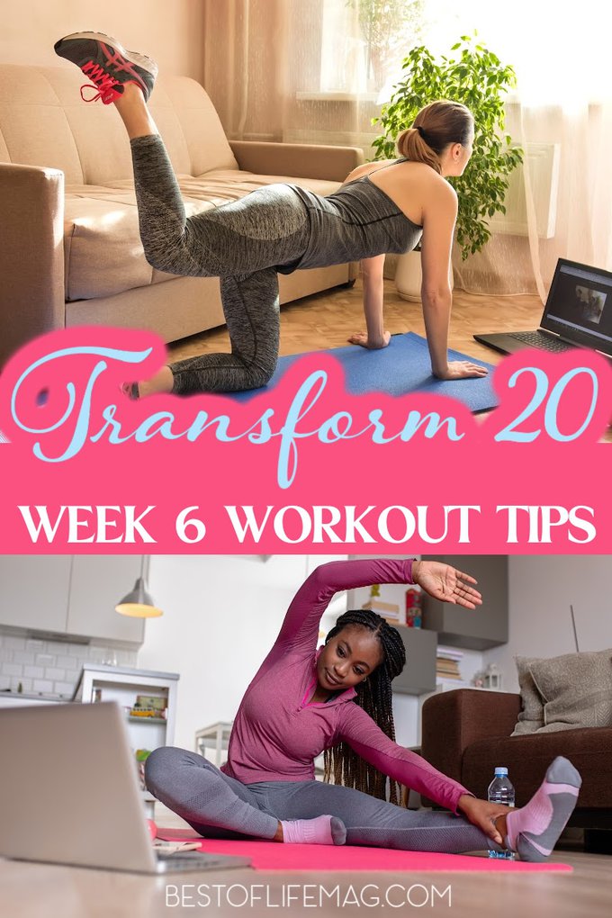 Welcome to the final stage, Transform 20 week 6 workouts. It is almost time for your victory lap but first, there are a few workouts that need to be done and we have tips to help you along the way. Transform 20 Tips | Transform 20 Review | Transform 20 Ideas | Transform 20 Week 6 | At-Home Workouts | Beachbody Workouts | Shawn T Workouts #beachbody #transform20 via @amybarseghian