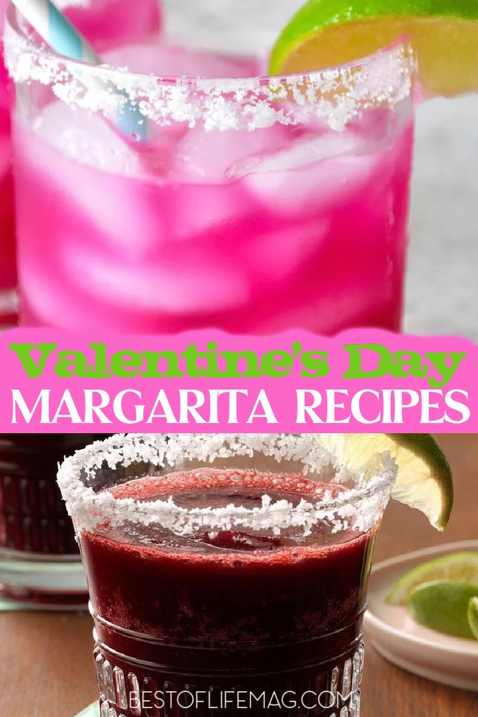 Celebrate your love for each other on Valentine’s Day with these beautiful red and pink Valentine’s Day margarita recipes. Margarita Recipes for Holidays | Valentines Day Cocktails | Pink Cocktails | Red Cocktails | Margarita Recipes for Holidays | Cocktails for Couples #margarita #cocktails via @amybarseghian