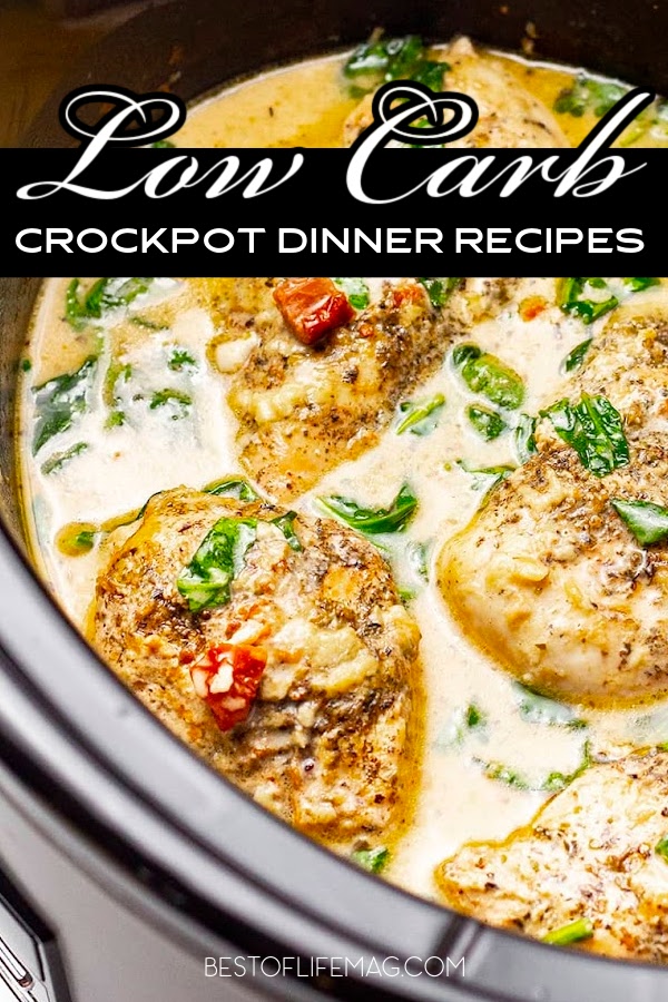 These low carb crockpot recipes for dinner prove that healthy meals, shared with a family or a crowd, can be easy and delicious. Low Carb Recipes | Keto Recipes | Low Carb Slow Cooker Recipes | Keto Crockpot Recipes | Healthy Recipes | Healthy Crockpot Recipes | Healthy Slow Cooker Recipes | Crockpot Weight Loss Recipes | Slow Cooker Keto Recipes | Keto Dinner Ideas #lowcarb #crockpotrecipes via @amybarseghian
