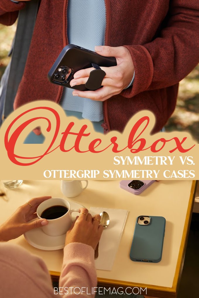Otterbox Symmetry vs OtterGrip Symmetry Series for MagSafe helps us take a closer look at Otterbox cases and weigh out our options when choosing the best phone case. Otterbox Case Review | Otterbox Symmetry Case Review | OtterGrip Symmetry Review | Otterbox MagSafe Cases | Otterbox Grip Cases | Cases for iPhones | Cases for Samsung Phones | Smartphone Cases for Travel #Otterbox #tech via @amybarseghian