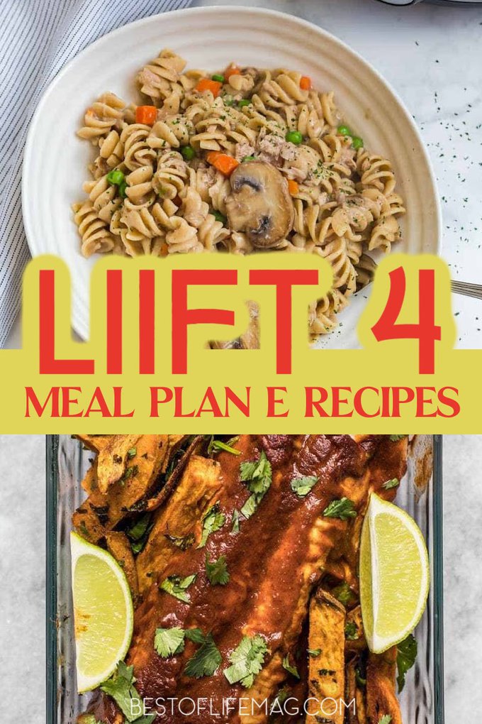 25 LIIFT4 Meal Plan E Recipes | LIIFT4 Meal Planning - Best of Life Mag