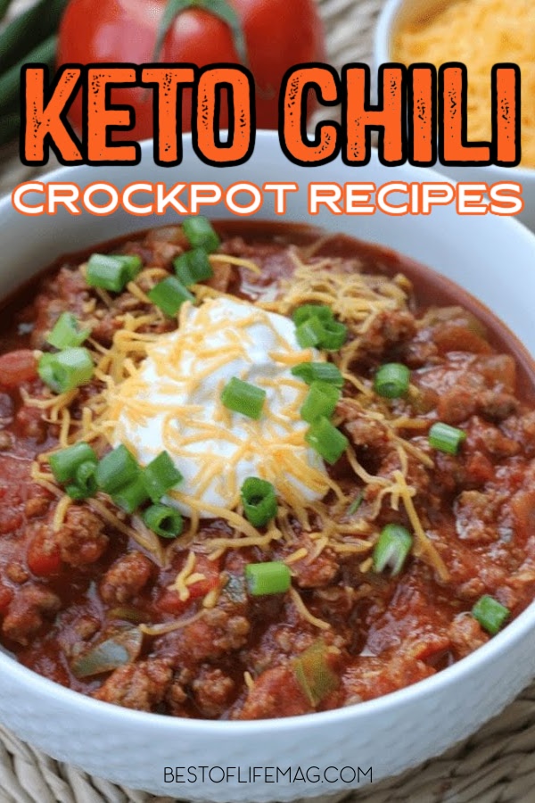 Keto Crockpot Chili Recipes | Low Carb Chili