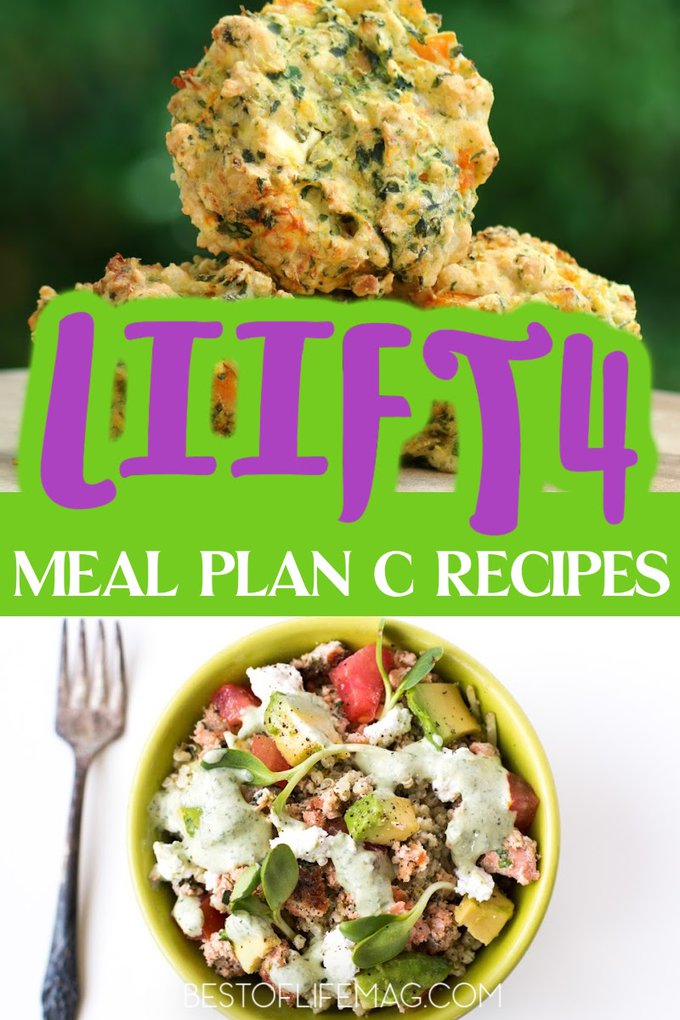 Using some easy LIIFT4 Meal Plan C recipes you can enjoy your meal plan, organize your diet, and succeed with your weight loss. Recipes for Weight Loss | Healthy Recipes | Beachbody Recipes | Beachbody Workouts #Beachbody #recipes #LIIFT4