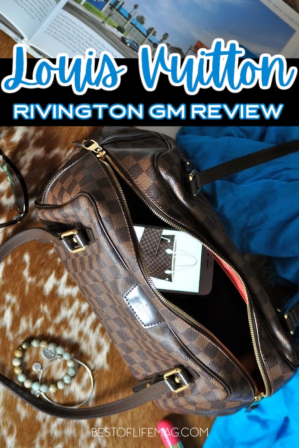 The Louis Vuitton Rivington GM in Damier Ebene has unique features and is actually a Louis handbag that is not seen as often making it even more special. Louis Vuitton Review | Louis Vuitton Handbags | Louis Vuitton Handbag Review | Handbags for Women | Handbags for Travel | Luxury Handbag Review | Luxury Style Tips #louisvuitton #handbags via @amybarseghian