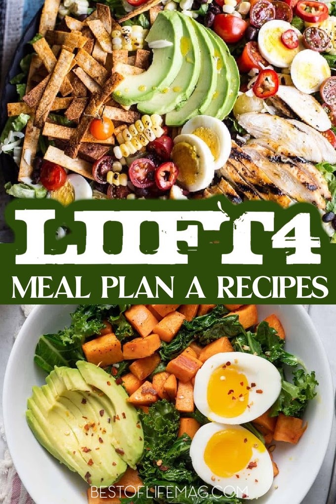 Your Beachbody meal planning is easy with these LIIFT4 Meal Plan A recipe ideas that include breakfast, lunch, and dinner recipes to help you lose weight. Weight Loss Recipes | Healthy Recipes | Beachbody Recipes | Meal Prep Ideas #LIIFT4 #beachbody #weightloss