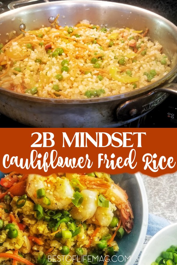 The best 2B Mindset cauliflower fried rice with shrimp is a 2B Mindset take on a take-out favorite. 2B Mindset Recipes | Easy 2B Mindset Ideas | Best Healthy Dinner Recipes | Best Meal Plan Recipes | Best Beachbody Recipes | Easy Beachbody Meal Plan Ideas #2BMindset #healthy #recipes via @amybarseghian