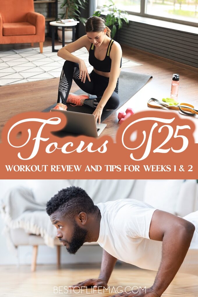 Are you considering the Focus T25 Workout? With these Focus T25 Review and Tips, you can determine if this workout will be right for you and maximize results. Shaun T Workouts | Beachbody Workouts | Beachbody Exercise Programs | Workout Schedules | At Home Workouts #beachbody