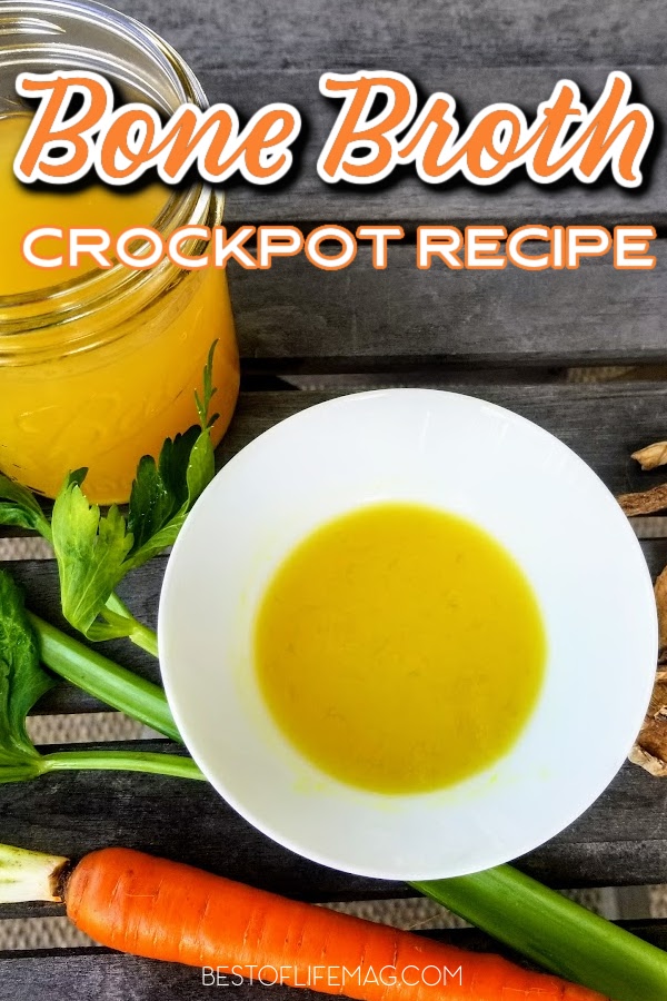 You can prepare this crock pot bone broth in fifteen minutes and let it slow cook. This bone broth recipe also converts to an instant pot bone broth recipe! Bone Broth Diet | Bone Broth Soup | Bone Broth Benefits | Crock Pot Bone Broth for Dogs | Healthy Bone Broth Recipe | Easy Broth Recipe | Broth Recipe with Chicken Bones | Chicken Broth Recipe #chickenbroth #healthyrecipes