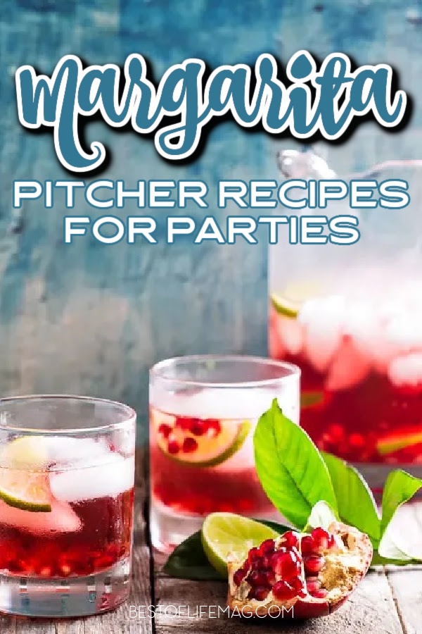 These margarita pitcher recipes are perfect for a crowd and make the BEST party drinks! Margarita Recipes | Party Recipes | Cocktail Recipes for a Party | Margarita Recipes for a Party | Margaritas for a Crowd | Summer Party Recipes | Summer Cocktail Recipes | Fruity Margarita Recipes #margaritas #cocktailrecipes via @amybarseghian
