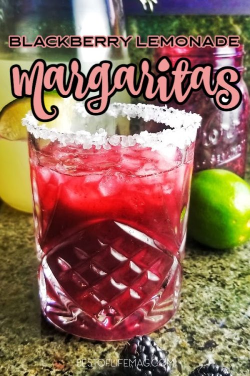 Blackberry Lemonade Margaritas | Tequila Blackberry Cocktail -Best of Life