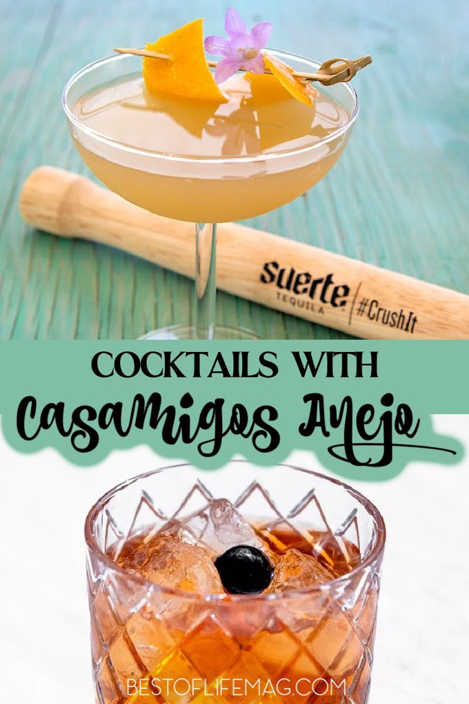 Grab a bottle of Casamigos Anejo and use it to make some of the best Casamigos Anejo recipes for cocktails during your next party or happy hour. Tequila Recipes | Tequila Cocktail Recipes | Cocktail Recipes | Happy Hour Recipes | Drink Recipes #cocktails #recipes via @amybarseghian