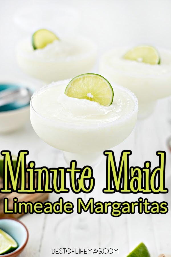 Minute Maid Limeade margarita recipes are easy to make and can be the star of the show for your party or cookout. Party Cocktail Recipes | Party Recipes | Summer Cocktail Recipes | BBQ Recipes | Summer Recipes | Margarita Recipes with Limeade | Lime Margarita Recipes #margaritas #recipes via @amybarseghian
