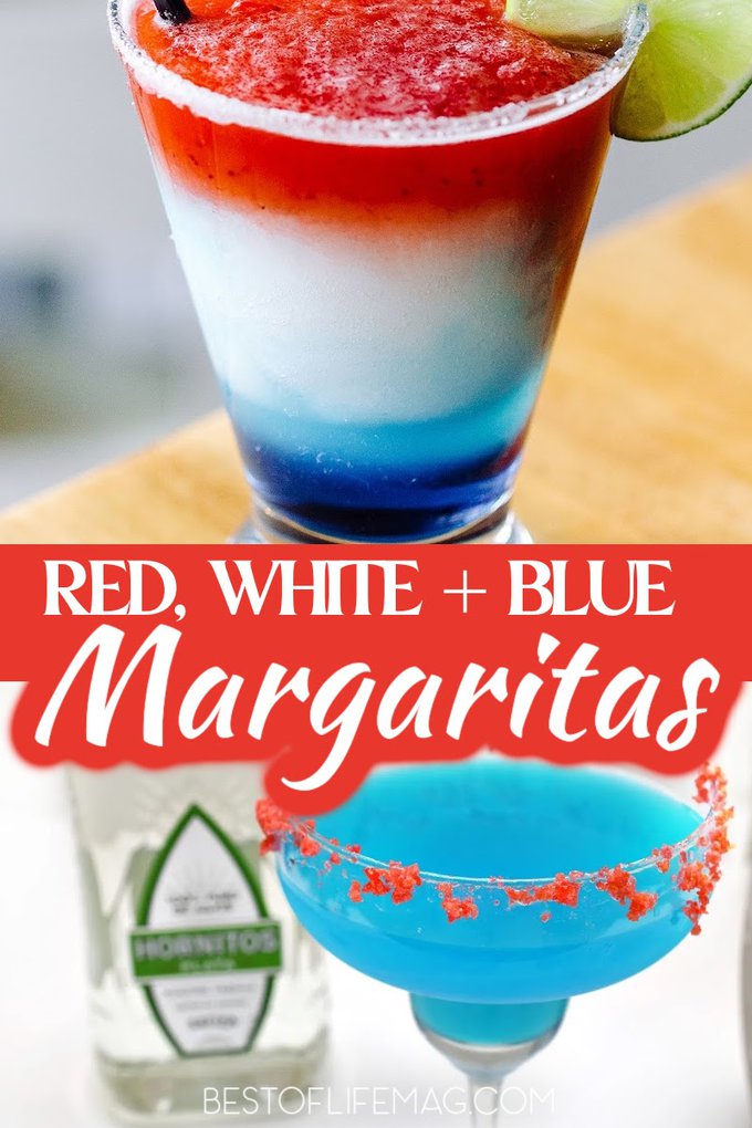 There is nothing like hosting a patriotic summer party filled with patriotic recipes, patriotic decor, and, of course, red white and blue margarita recipes. Tips for Patriotic Parties | Fourth of Jul Cocktails | 4th of July Recipes | Patriotic Recipes for Summer | Party Margarita Recipes | Margaritas for a Crowd #margaritas #cocktails via @amybarseghian