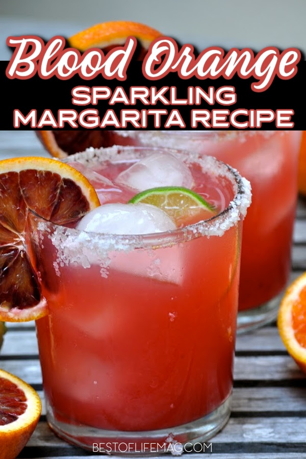 With freshly squeezed blood oranges and limes, this sparkling blood orange margarita adds a refreshing twist to a classic cocktail. Happy Hour Recipes | Cocktail Recipes | Margarita Recipes | Halloween Cocktail Recipes | Fall Cocktail Recipes #margaritarecipe #cocktailrecipe via @amybarseghian