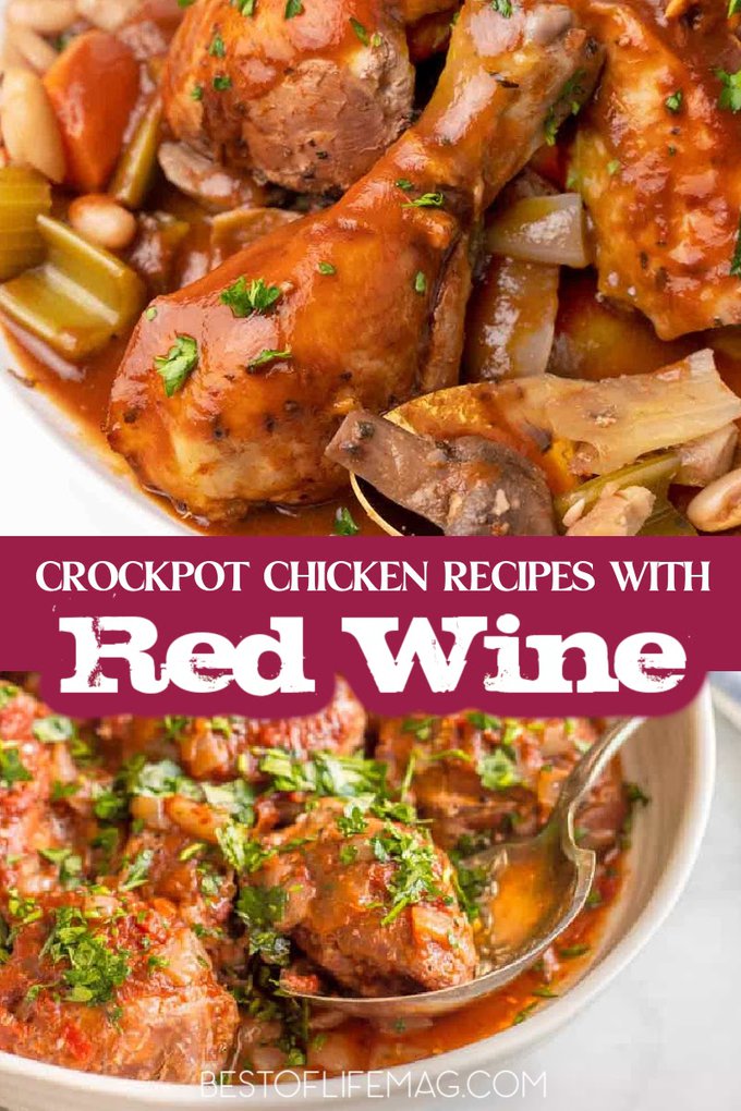 The best crockpot chicken recipes with red wine can open you up to a world of new flavors and offer delicious recipes for your meal planning. Red Wine Chicken Recipes | Slow Cooker Chicken Recipes | Slow Cooker Recipes | Recipes with Red Wine | Easy Dinner Recipes | Crockpot Chicken Recipes | Crockpot Recipes with Chicken | Crockpot Dinner Recipes | Romantic Dinner Recipes #slowcookerrecipes #crockpotrecipes via @amybarseghian