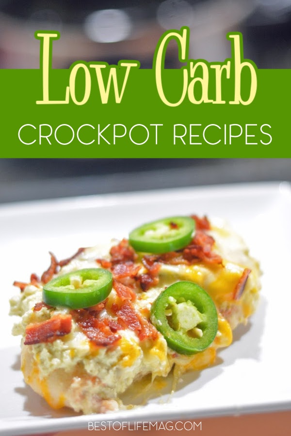 These easy low carb crockpot recipes will prove that living a healthy lifestyle is easier than ever when you have a crockpot and that recipes can still be delicious! Low Carb Slow Cooker Recipes | Keto Crockpot Recipes | Healthy Slow Cooker Recipes | Healthy Crockpot Recipes | Weight Loss Slow Cooker Recipes | Low Carb Diet | Keto Recipes | Low Carb Recipes | Easy Dinner Recipes #lowcarbdiet #crockpotrecipes
