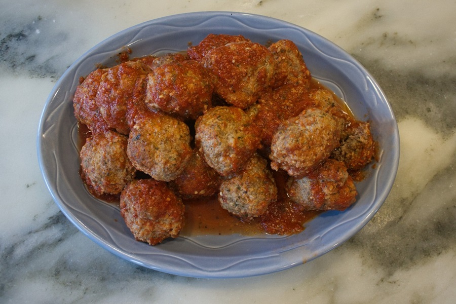 Low Carb Meatballs Recipe Ideas a Serving Platter of Meatballs in a Tomato Sauce